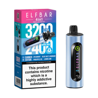 ELFbar 4in1 Prefilled Pod Kit Summer Edition 20mg - Single Unit