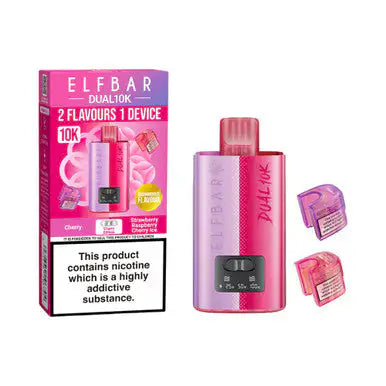 ELFbar Dual 10k Refillable Pod Kit Cherry Edition