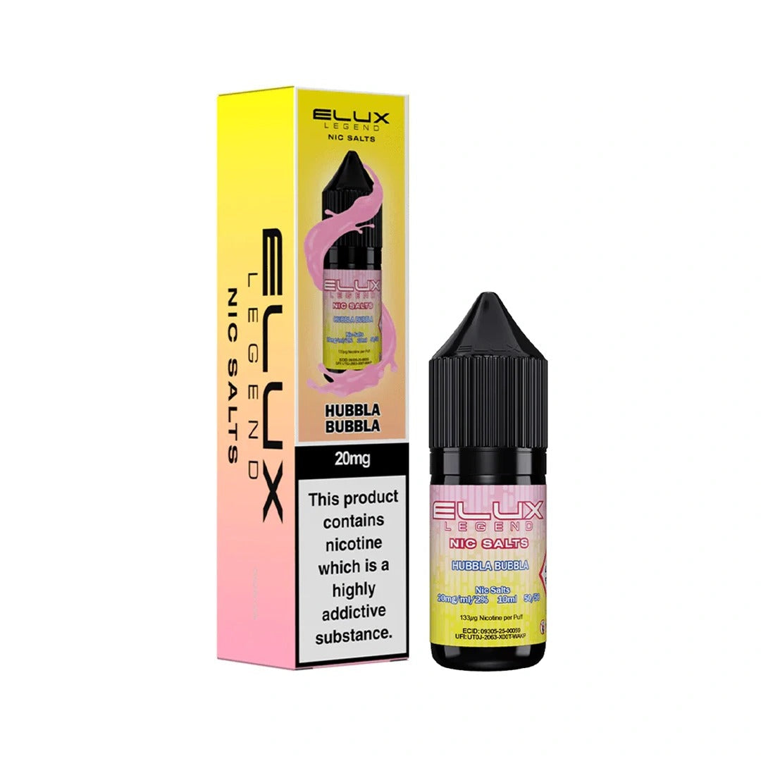 Elux Legend Nic Salts Blue Razz Bubblegum 20mg