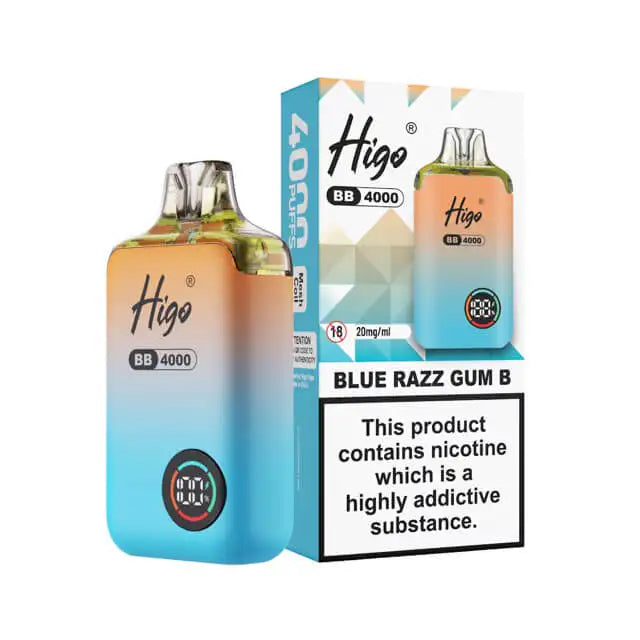 Higo BB 4000 Kit Blue Razz Gum B