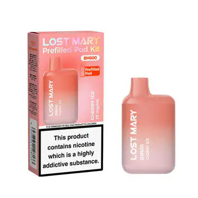 Lost Mary BM600 Rechargeable Pod Kit Cherry Ice
