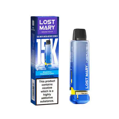 Lost Mary Nera 15k Prefilled Pod Blueberry Raspberry Gami