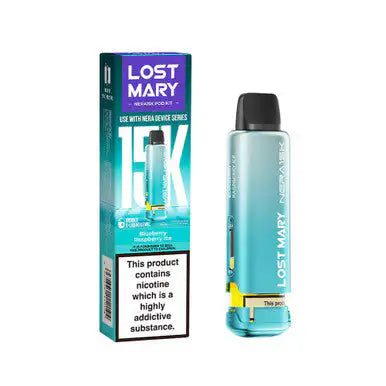 Lost Mary Nera 15k Prefilled Pod Blueberry Raspberry Ice