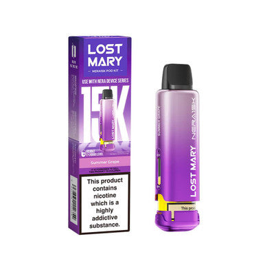 Lost Mary Nera 15k Prefilled Pod Summer Grape