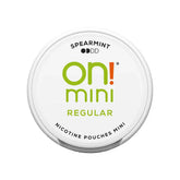 on!®mini Spearmint Regular 3mg Round Can