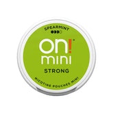 on!®mini Spearmint Strong 6mg Round Can