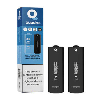 Quadro 2.4K Pods Blueberry Raspberry 20mg