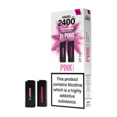 Angel 2400 Pink Edition Pod 2 Pack - Raspberry & P Lemon 20mg