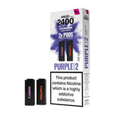 Angel 2400 Purple Edition'2' Pod 2 Pack - P Lemon & Pineapple 20mg