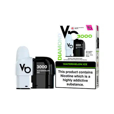 Vapes Bars Diamond 3k Pod Pack Watermelon Ice