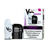Vapes Bars Diamond 6k Pod Pack Blueberry Sour Raspberry
