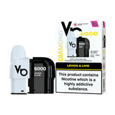 Vapes Bars Diamond 6k Pod Pack Lemon & Lime