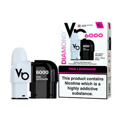Vapes Bars Diamond 6k Pod Pack Pink Lemonade