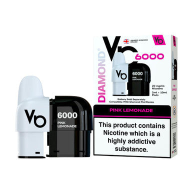 Vapes Bars Diamond 6k Pod Pack Pink Lemonade