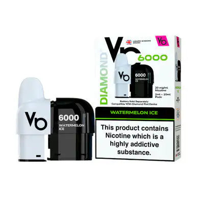 Vapes Bars Diamond 6k Pod Pack Watermelon Ice